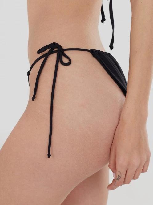 Fundango Innisfil II Tie-Side Bottom női bikini alsó fekete színben 6