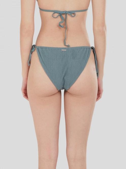 Fundango Innisfil II Tie-side Jacquard Bottom női bikini alsó zöld színben 3