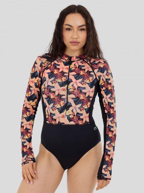 Fundango Dolphin Long Sleeve Suit női fürdőruha rózsaszín színben 6