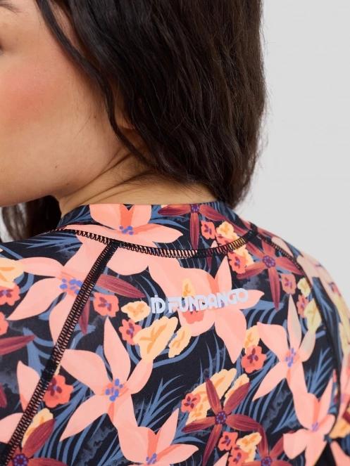 Fundango Dolphin Long Sleeve Suit női fürdőruha rózsaszín színben 8