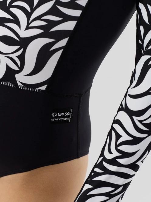 Fundango Dolphin Long Sleeve Suit női fürdőruha fekete színben 6