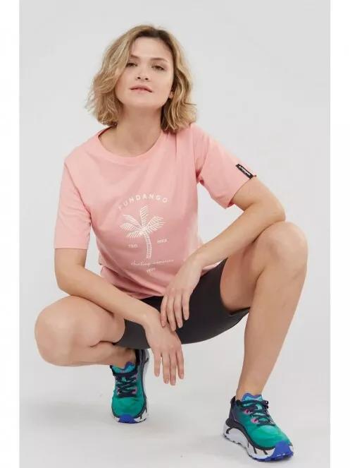 Fundango Bolton T-shirt női rövid ujjú póló rózsaszín színben 5