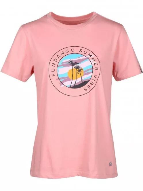 Fundango Bolton T-shirt női rövid ujjú póló magenta színben 6