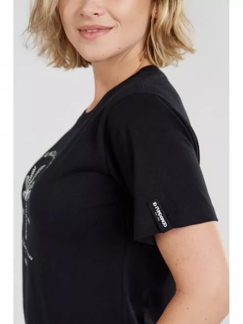 Fundango Bolton T-shirt női rövid ujjú póló sötétkék színben 4