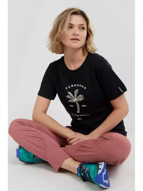 Fundango Bolton T-shirt női rövid ujjú póló sötétkék színben 5