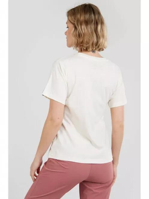 Fundango Bolton T-shirt női rövid ujjú póló homok színben 3
