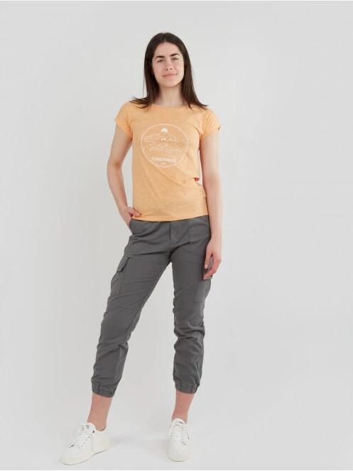 Fundango Amira T-shirt női rövid ujjú póló sárga színben 5