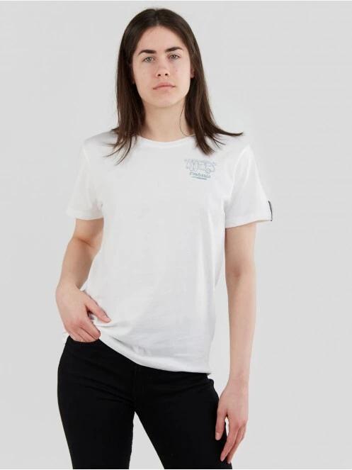 Fundango Bolton T-shirt női rövid ujjú póló fehér színben 4