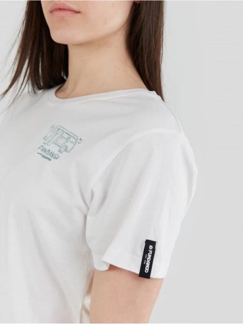 Fundango Bolton T-shirt női rövid ujjú póló fehér színben 5