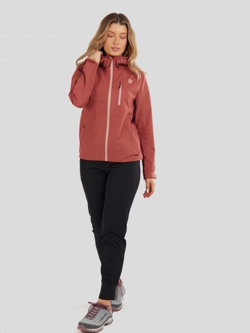 Fundango Piora Waterproof Jacket női esőkabát piros színben 4