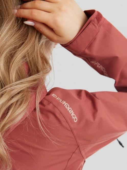 Fundango Piora Waterproof Jacket női esőkabát piros színben 7