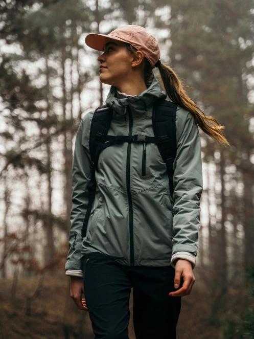 Fundango Piora Waterproof Jacket női esőkabát zöld színben 12