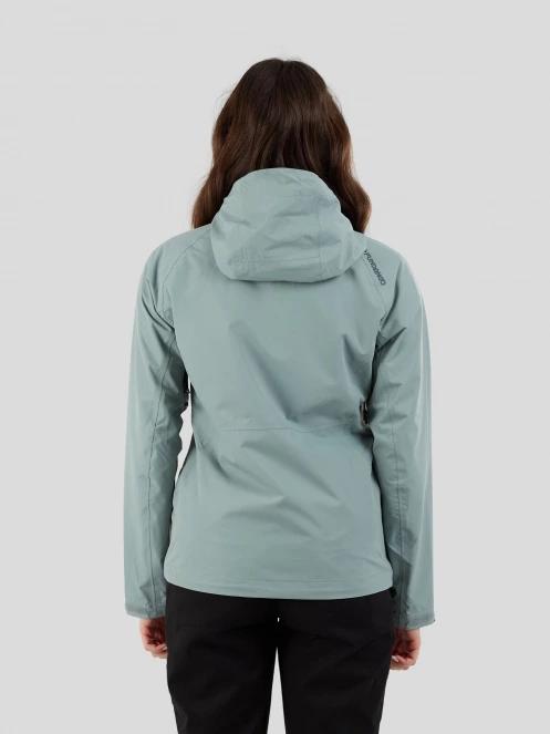 Fundango Piora Waterproof Jacket női esőkabát zöld színben 3