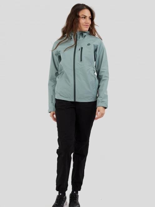 Fundango Piora Waterproof Jacket női esőkabát zöld színben 4