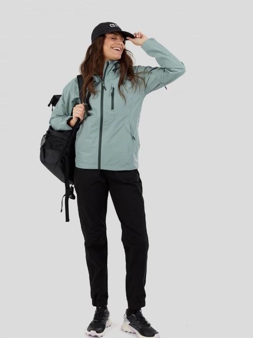 Fundango Piora Waterproof Jacket női esőkabát zöld színben 5