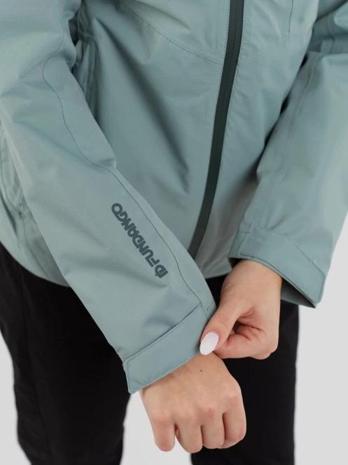 Fundango Piora Waterproof Jacket női esőkabát zöld színben 7