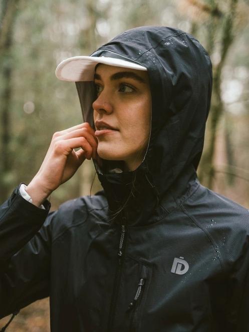 Fundango Piora Waterproof Jacket női esőkabát fekete színben 13