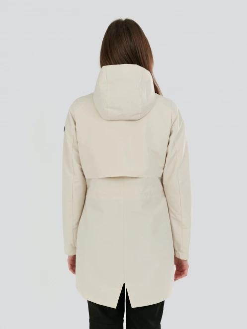 Fundango Zhuri Waterproof Jacket női esőkabát homok színben 3