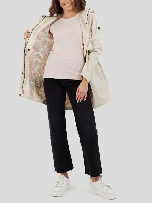 Fundango Zhuri Waterproof Jacket női esőkabát homok színben 9