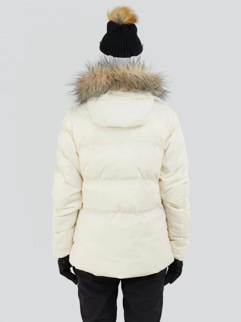 Fundango Elyra Fur Padded Jacket női síkabát fehér színben 4