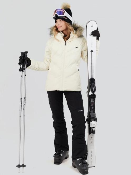 Fundango Elyra Fur Padded Jacket női síkabát fehér színben 5
