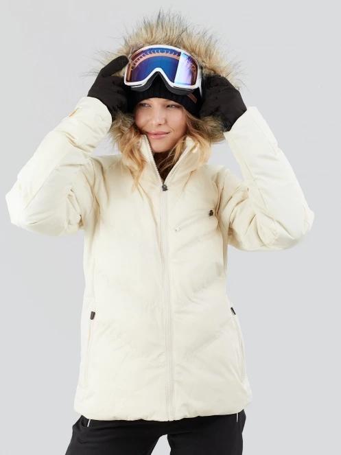 Fundango Elyra Fur Padded Jacket női síkabát fehér színben 7