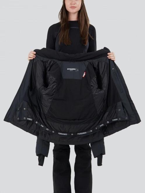 Fundango Elyra Fur Padded Jacket női síkabát fekete színben 5