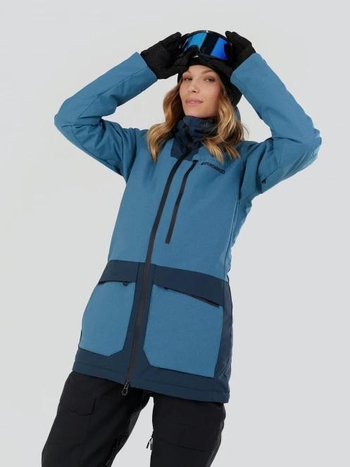 Fundango Poplar ECO Jacket női síkabát sötétkék színben 6