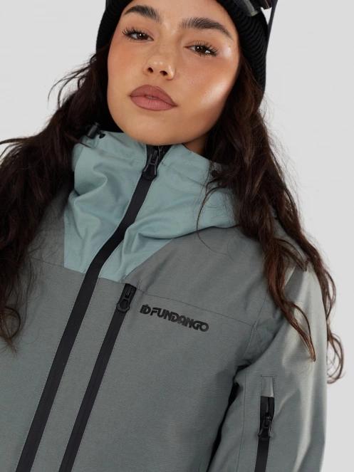 Fundango Poplar ECO Jacket női síkabát zöld színben 7
