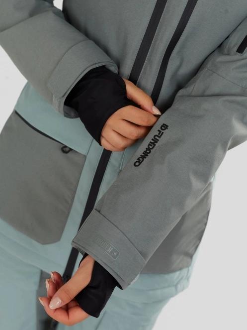 Fundango Poplar ECO Jacket női síkabát zöld színben 9