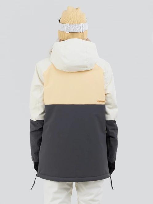 Fundango Birch ECO Logo Anorak női síkabát sárga színben 3