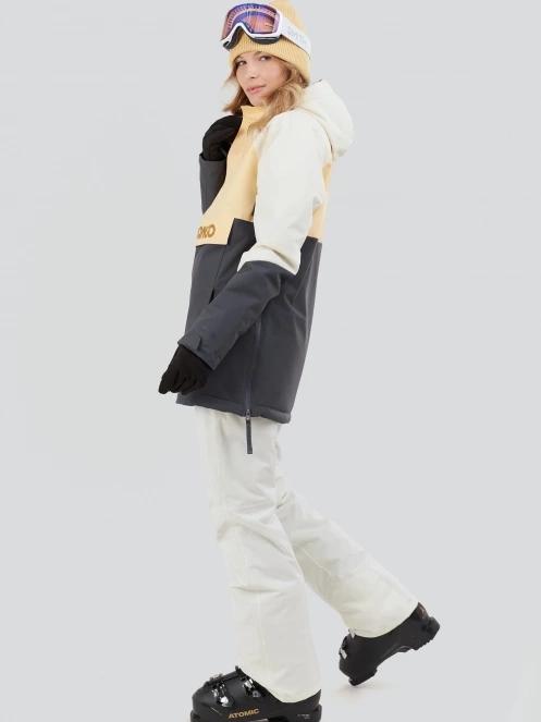 Fundango Birch ECO Logo Anorak női síkabát sárga színben 4
