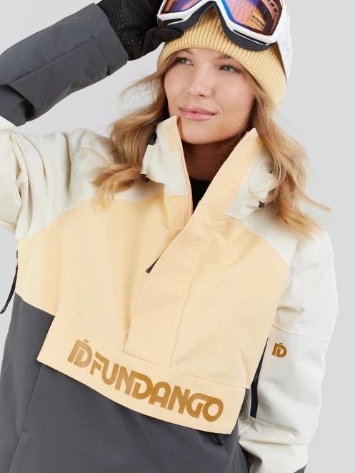 Fundango Birch ECO Logo Anorak női síkabát sárga színben 5