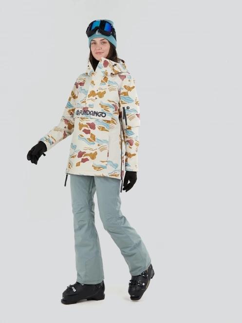 Fundango Birch ECO Logo Anorak női síkabát homok színben 4