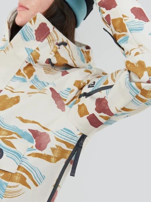 Fundango Birch ECO Logo Anorak női síkabát homok színben 6