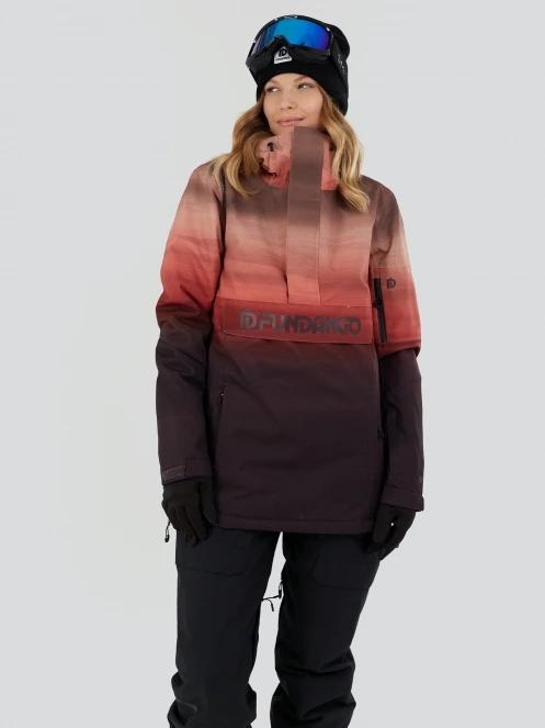 Fundango Birch ECO Logo Anorak női síkabát rózsaszín színben 2