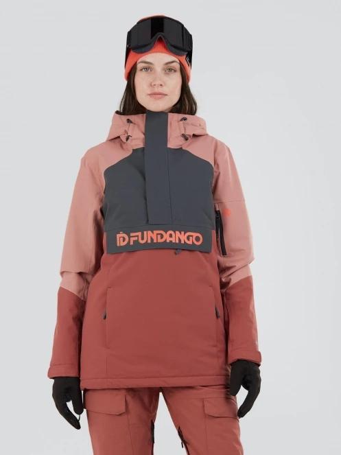 Fundango Birch ECO Logo Anorak női síkabát rózsaszín színben 2