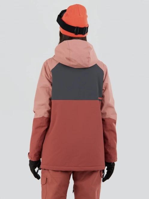 Fundango Birch ECO Logo Anorak női síkabát rózsaszín színben 3