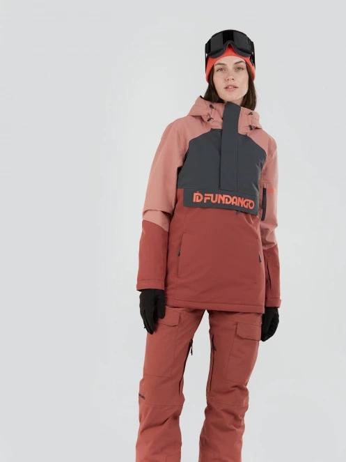 Fundango Birch ECO Logo Anorak női síkabát rózsaszín színben 5