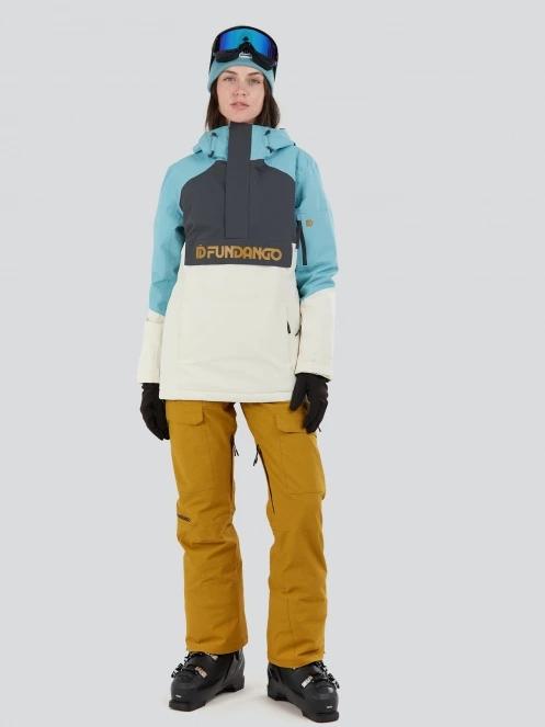 Fundango Birch ECO Logo Anorak női síkabát világoskék színben 4