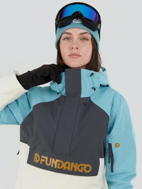 Fundango Birch ECO Logo Anorak női síkabát világoskék színben 5