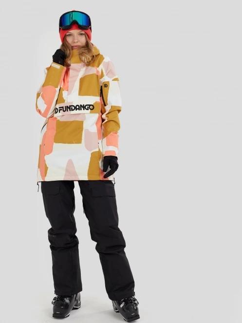 Fundango Birch ECO Logo Anorak női anorák sárga színben 5