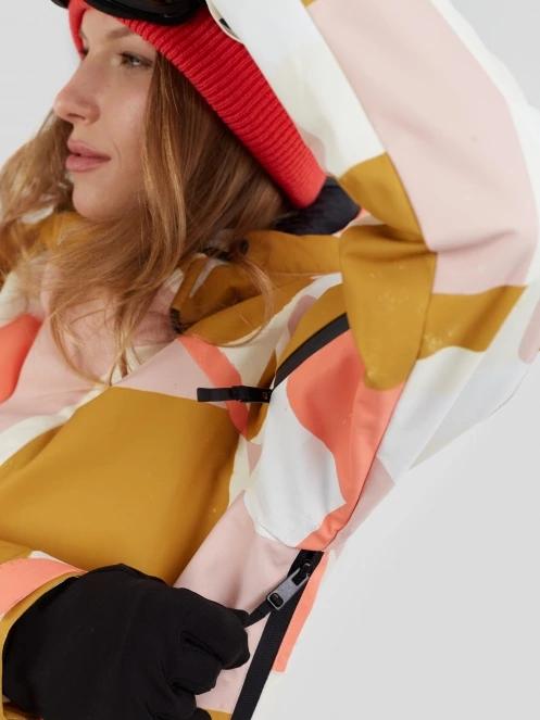 Fundango Birch ECO Logo Anorak női anorák sárga színben 9