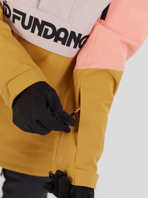 Fundango Birch ECO Logo Anorak női anorák rózsaszín színben 8