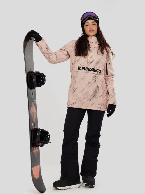 Fundango Birch ECO Logo Anorak női anorák rózsaszín színben 4