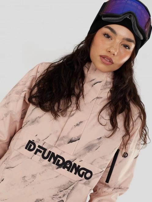 Fundango Birch ECO Logo Anorak női anorák rózsaszín színben 8