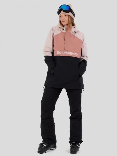 Fundango Birch ECO Logo Anorak női anorák rózsaszín színben 4