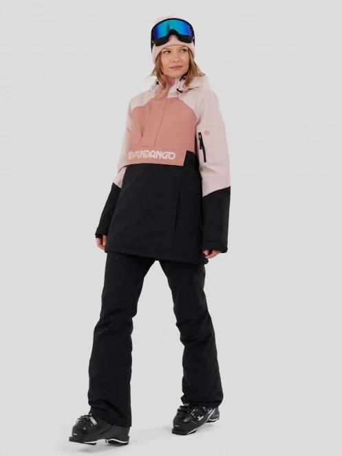 Fundango Birch ECO Logo Anorak női anorák rózsaszín színben 5