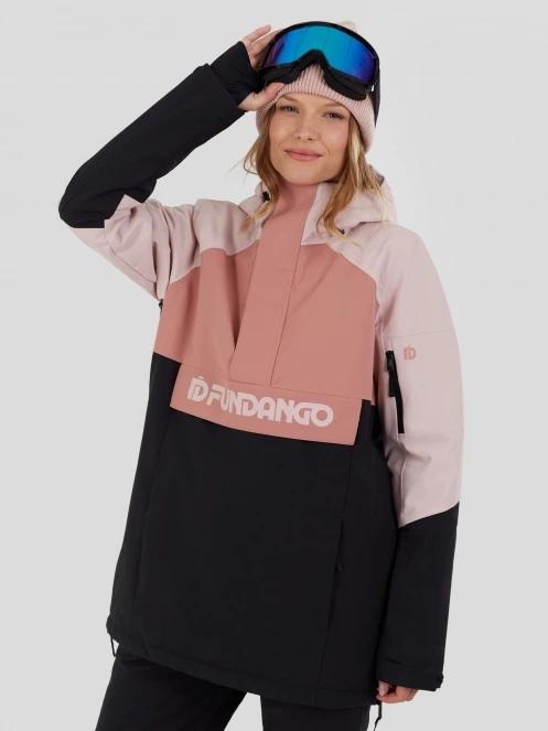 Fundango Birch ECO Logo Anorak női anorák rózsaszín színben 6