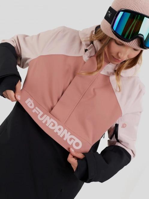 Fundango Birch ECO Logo Anorak női anorák rózsaszín színben 8